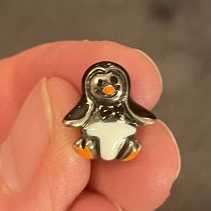 Sterling Penguin Charm